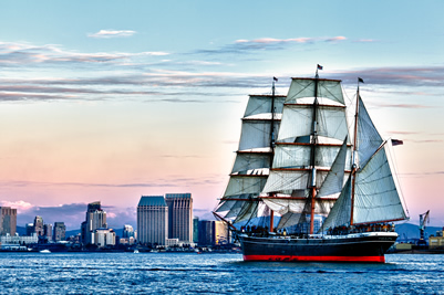 Star of India at sea